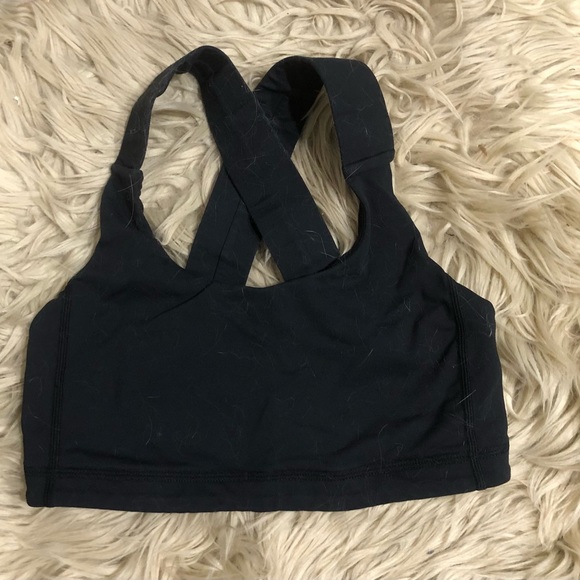 Black Lululemon sports bra - Picture 2 of 3